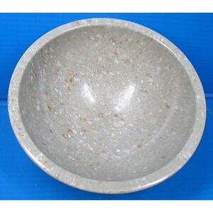 Vintage TEXAS WARE #118 Tan Confetti Melmac Mixing Bowl 10"